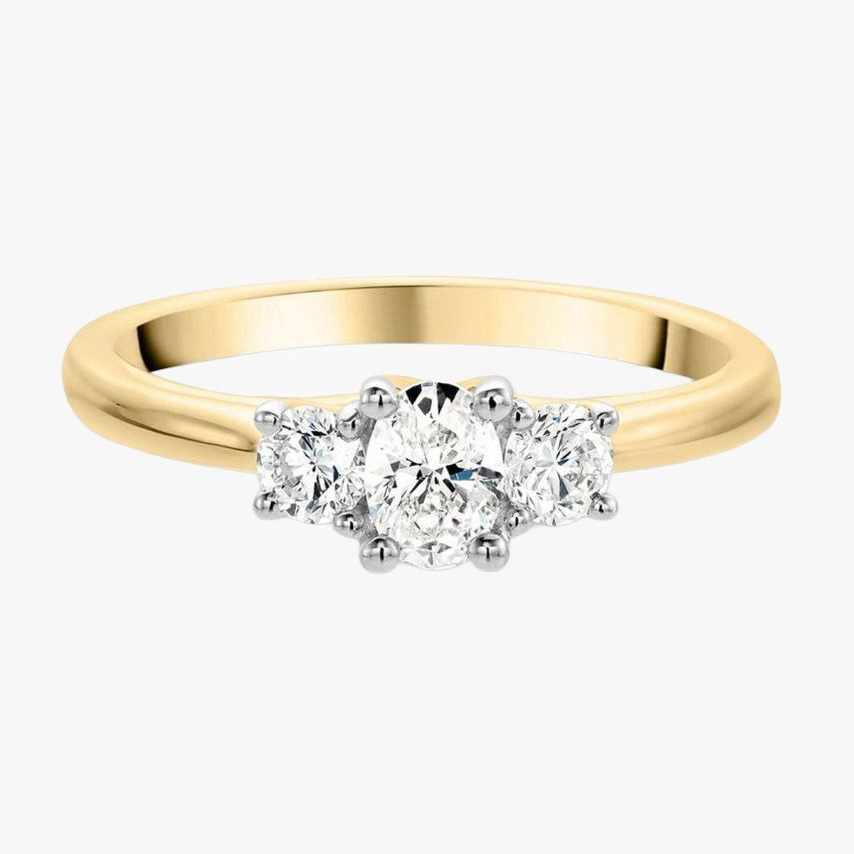 3-Stone Diamond Rings