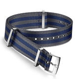 OMEGA Blue and Grey Nato Watch Strap