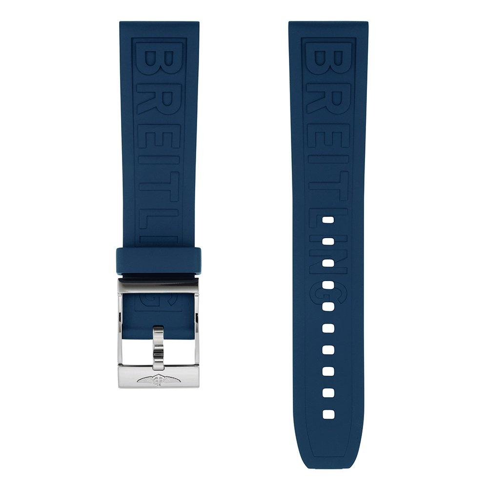 Breitling Diver Pro Blue Rubber Strap | 0131490 | Beaverbrooks the ...