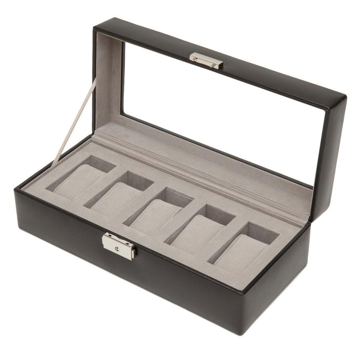 WOLF Heritage 5 Piece Watch Box | 0131803 | Beaverbrooks the Jewellers