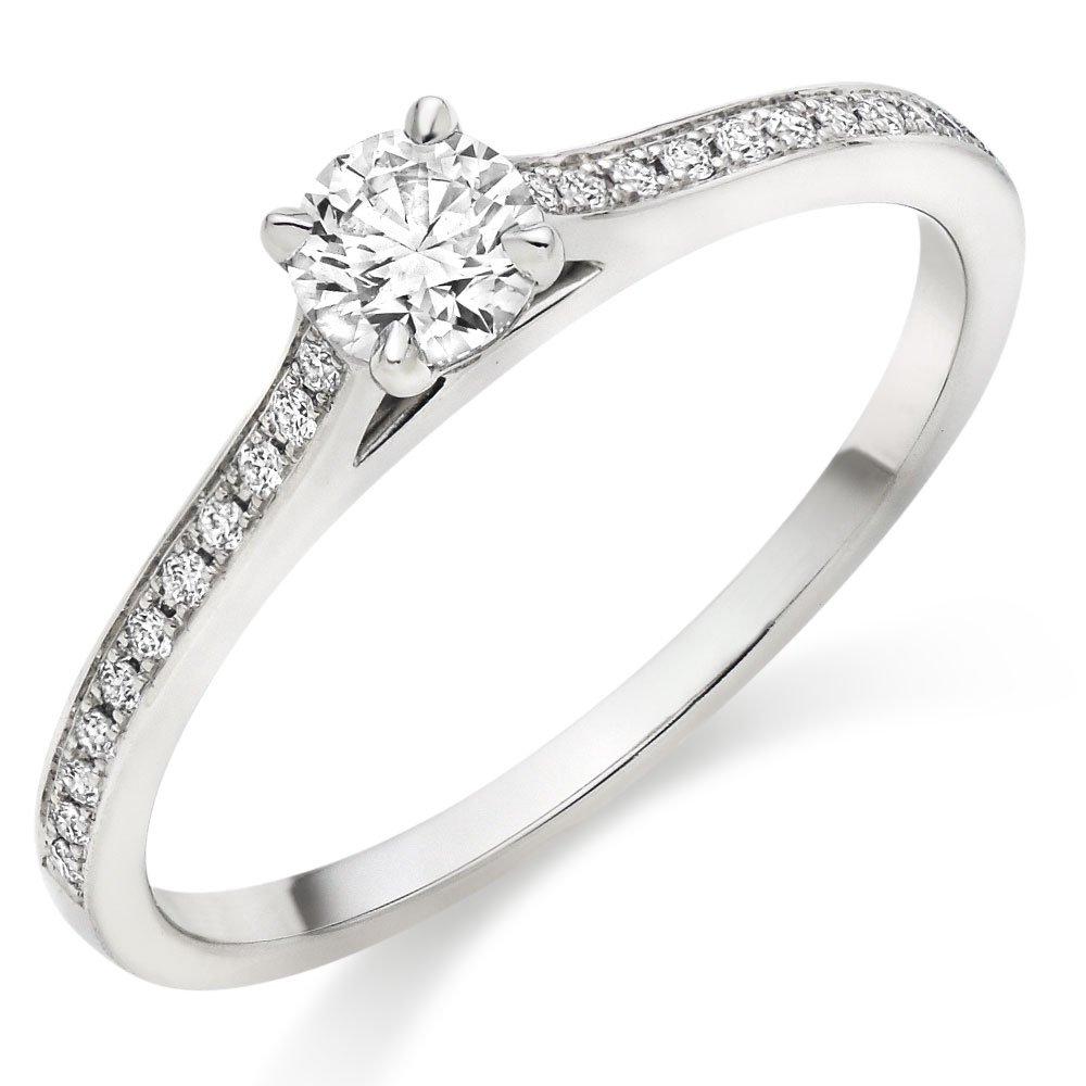 Hearts On Fire Illustrious Platinum Diamond Solitaire Ring