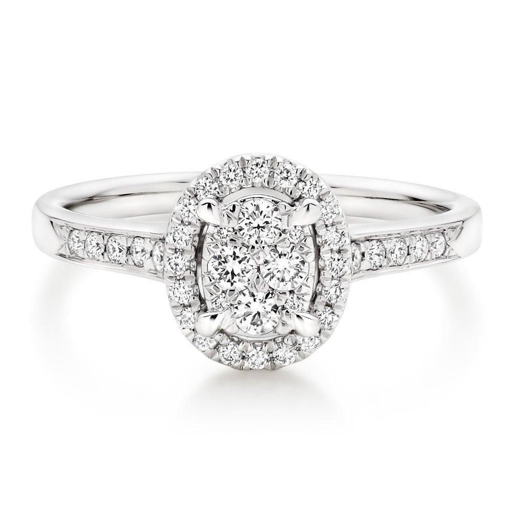 Cluster Engagement Rings Cluster Engagement Rings