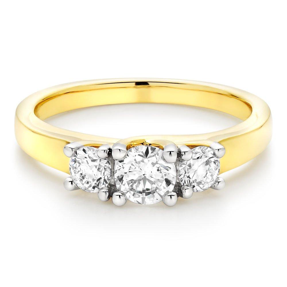 Beaverbrooks 3 stone hot sale diamond rings