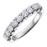 Maple Leaf Diamonds 18ct White Gold Diamond Half Eternity Ring