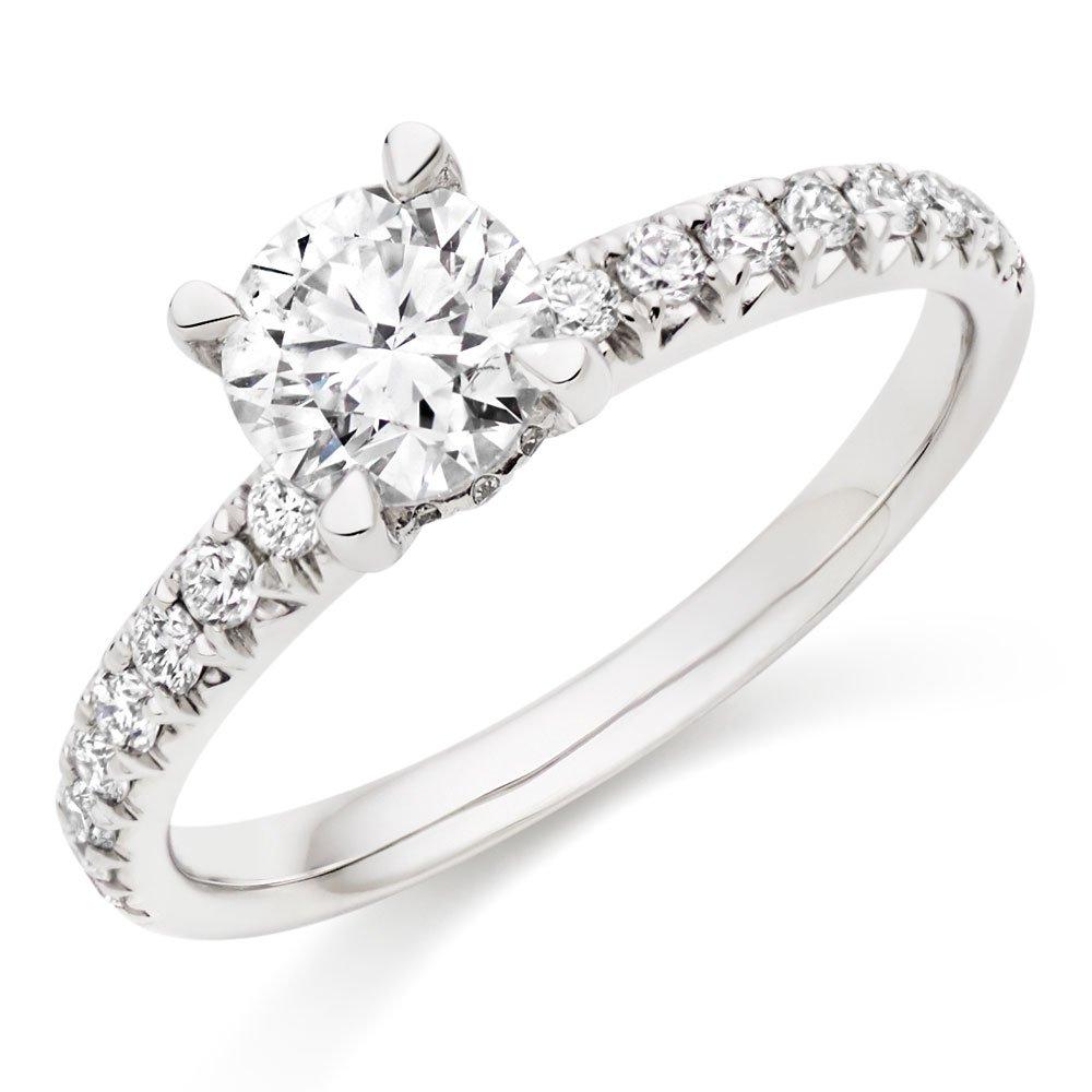 Platinum Diamond Solitaire Ring | 0108144 | Beaverbrooks the Jewellers