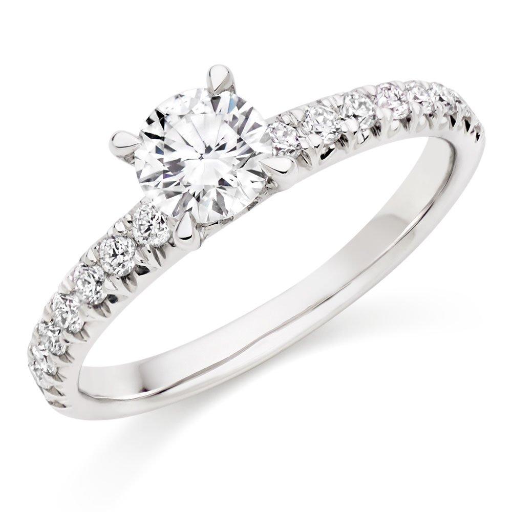 Platinum Diamond Solitaire Ring | 0108145 | Beaverbrooks the Jewellers