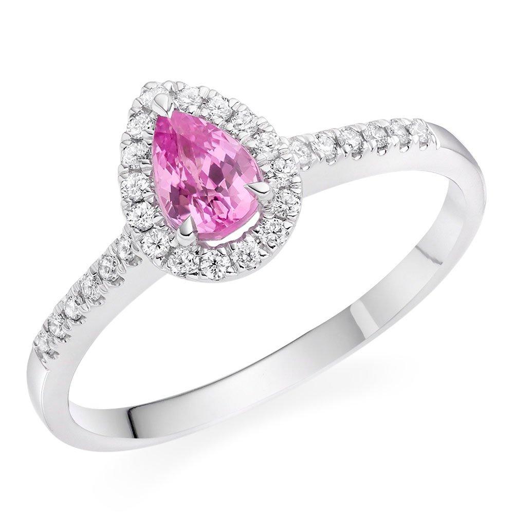 Pink deals pear ring