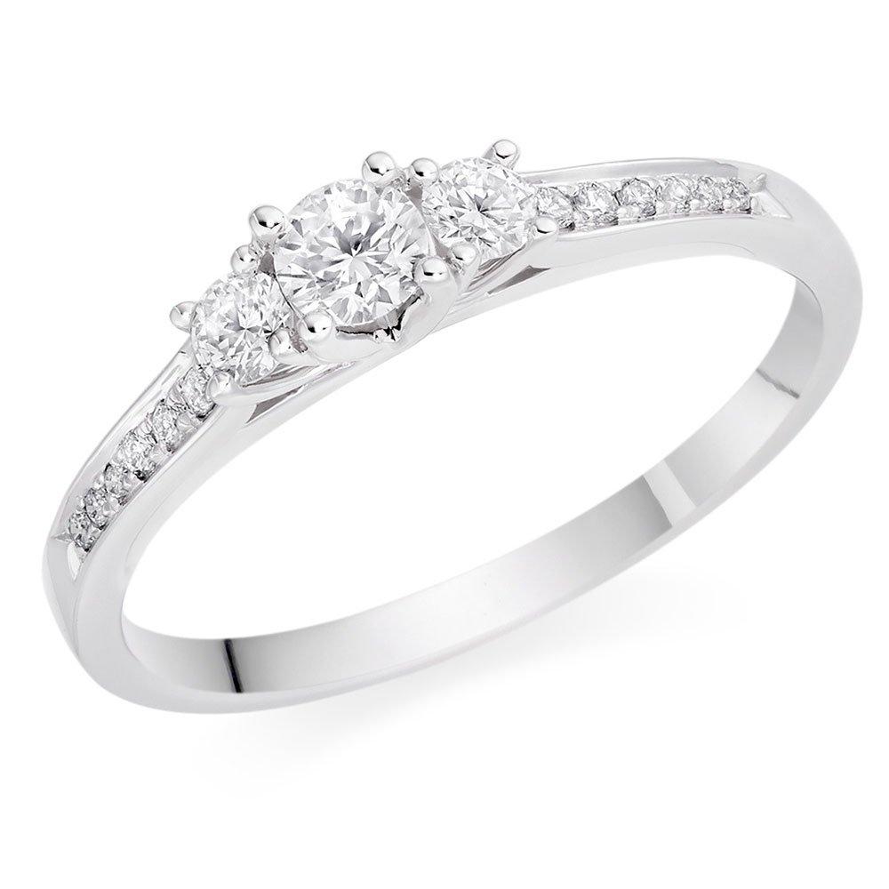 Beaverbrooks white gold engagement on sale rings