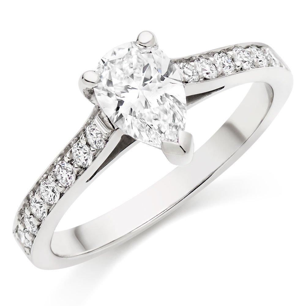 Pear shaped engagement ring on sale beaverbrooks