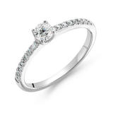Maple Leaf Diamonds 18ct White Gold Diamond Solitaire Ring