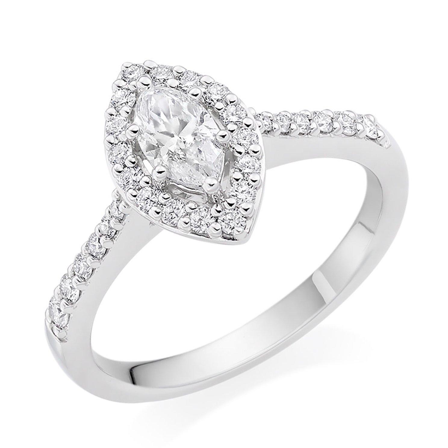 Marquise diamond engagement rings on sale platinum