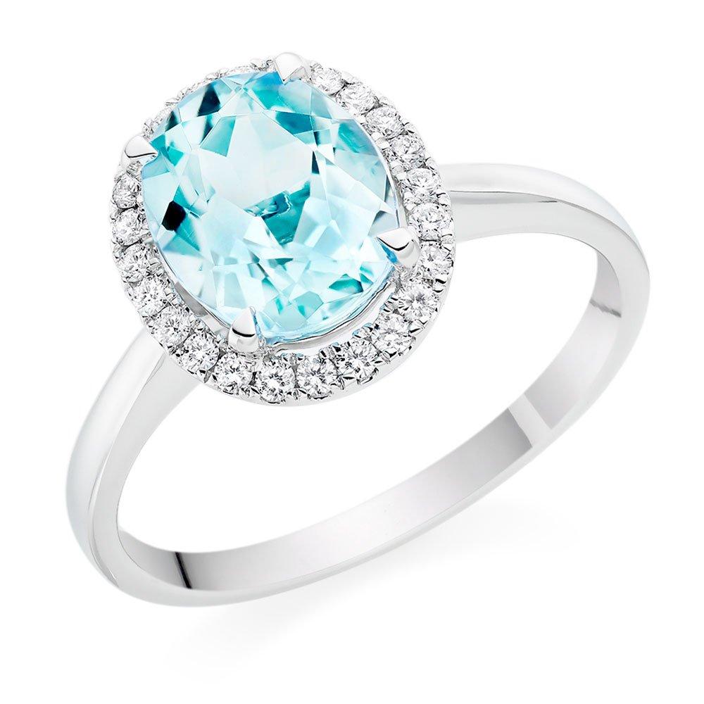 Beaverbrooks deals aquamarine ring