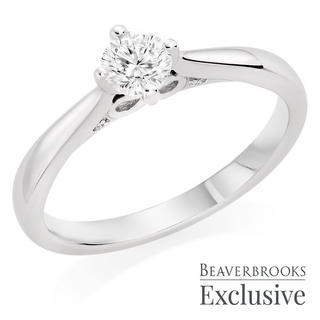 Beyond Brilliance 18ct White Gold Diamond Solitaire Ring