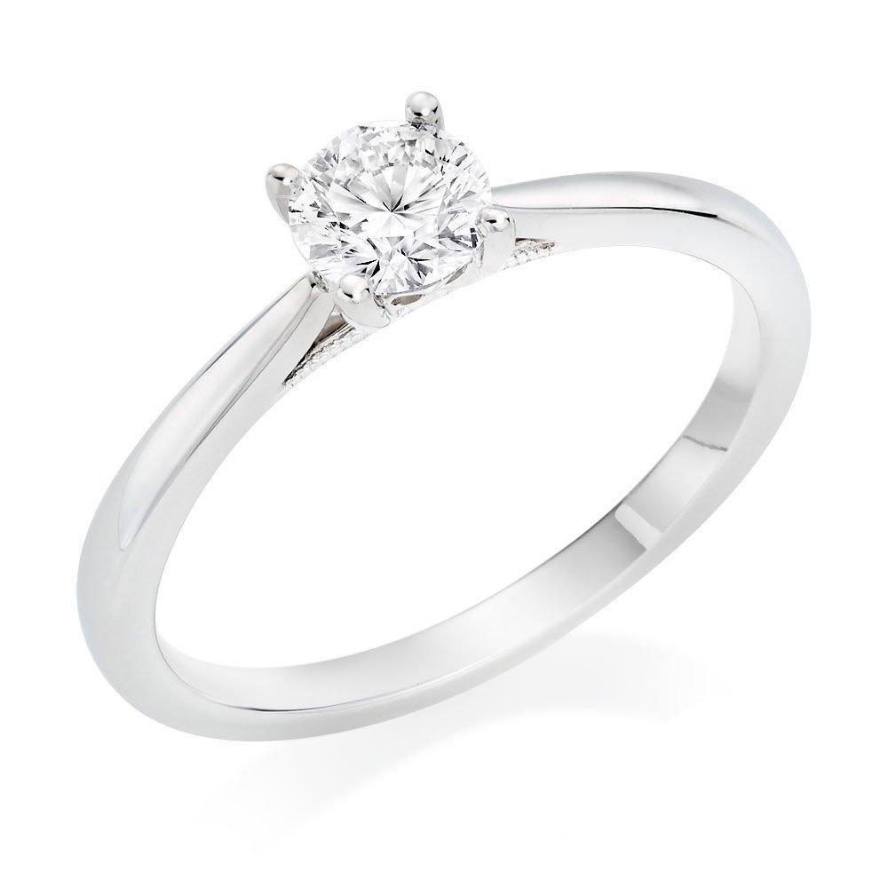 Beaverbrooks Beyond Brilliance 18ct White Gold Diamond Solitaire Ring