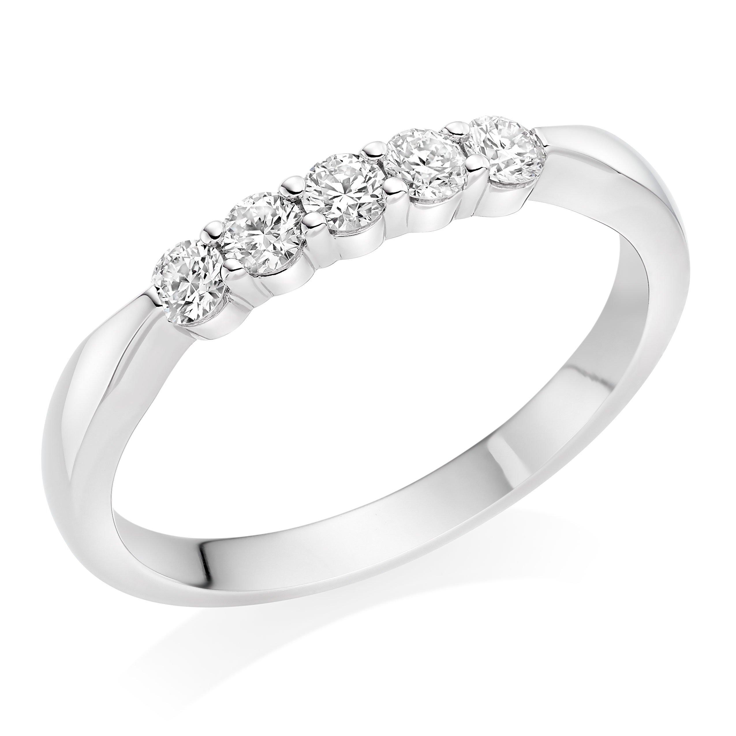 Hearts On Fire Platinum Diamond Wedding Ring