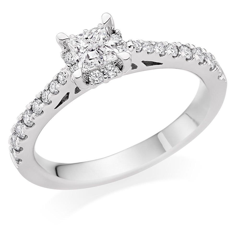 Beaverbrooks princess cut diamond on sale ring