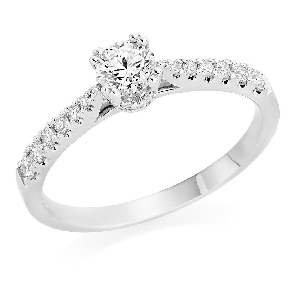 Platinum Diamond Solitaire Ring | 0117921 | Beaverbrooks the Jewellers