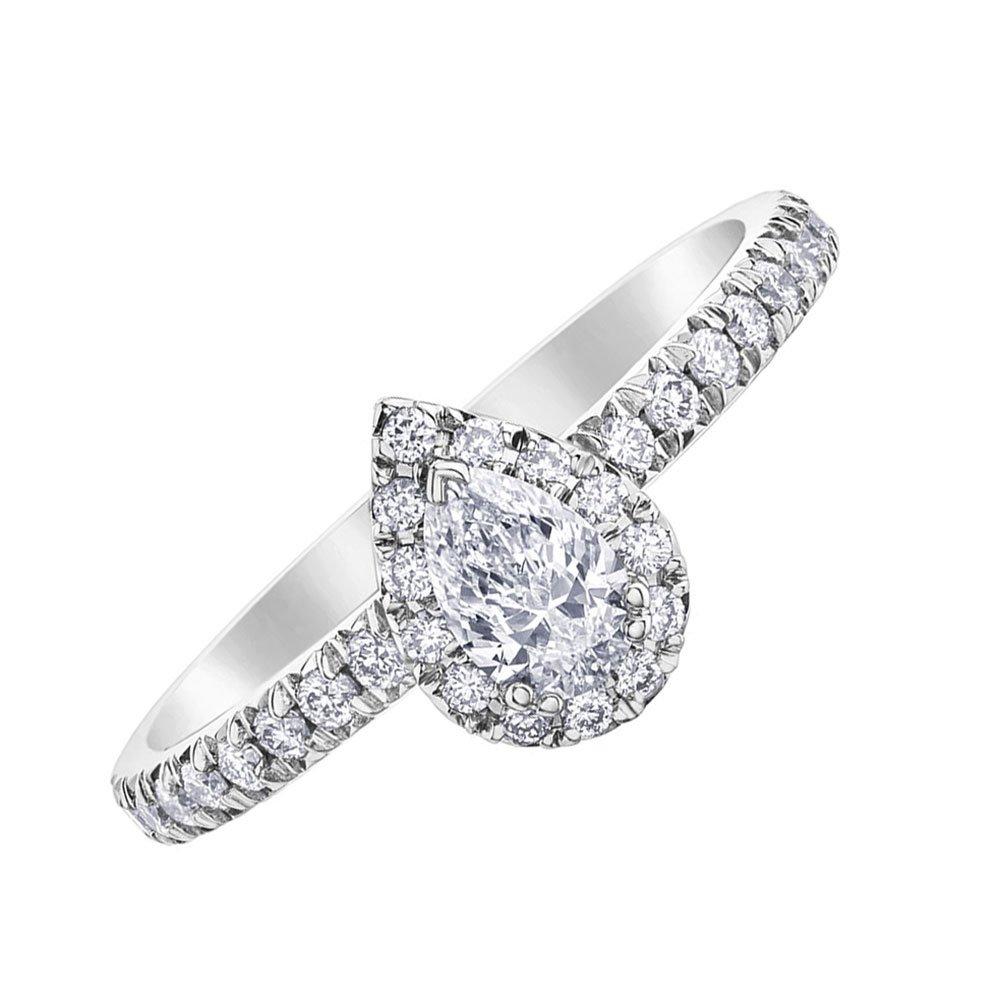 Pear shaped engagement ring on sale beaverbrooks