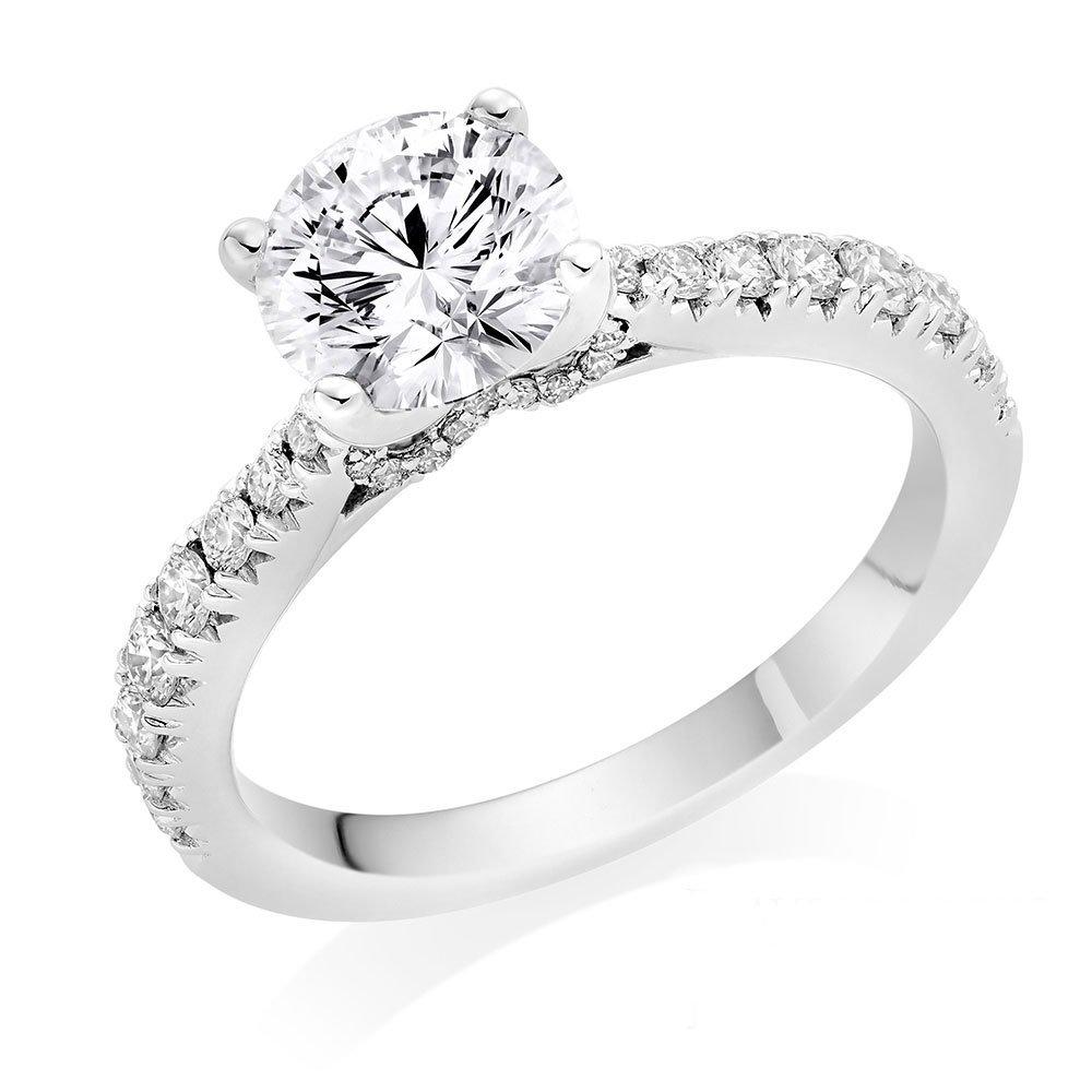 Beyond Brilliance 18ct White Gold Diamond Solitaire Ring