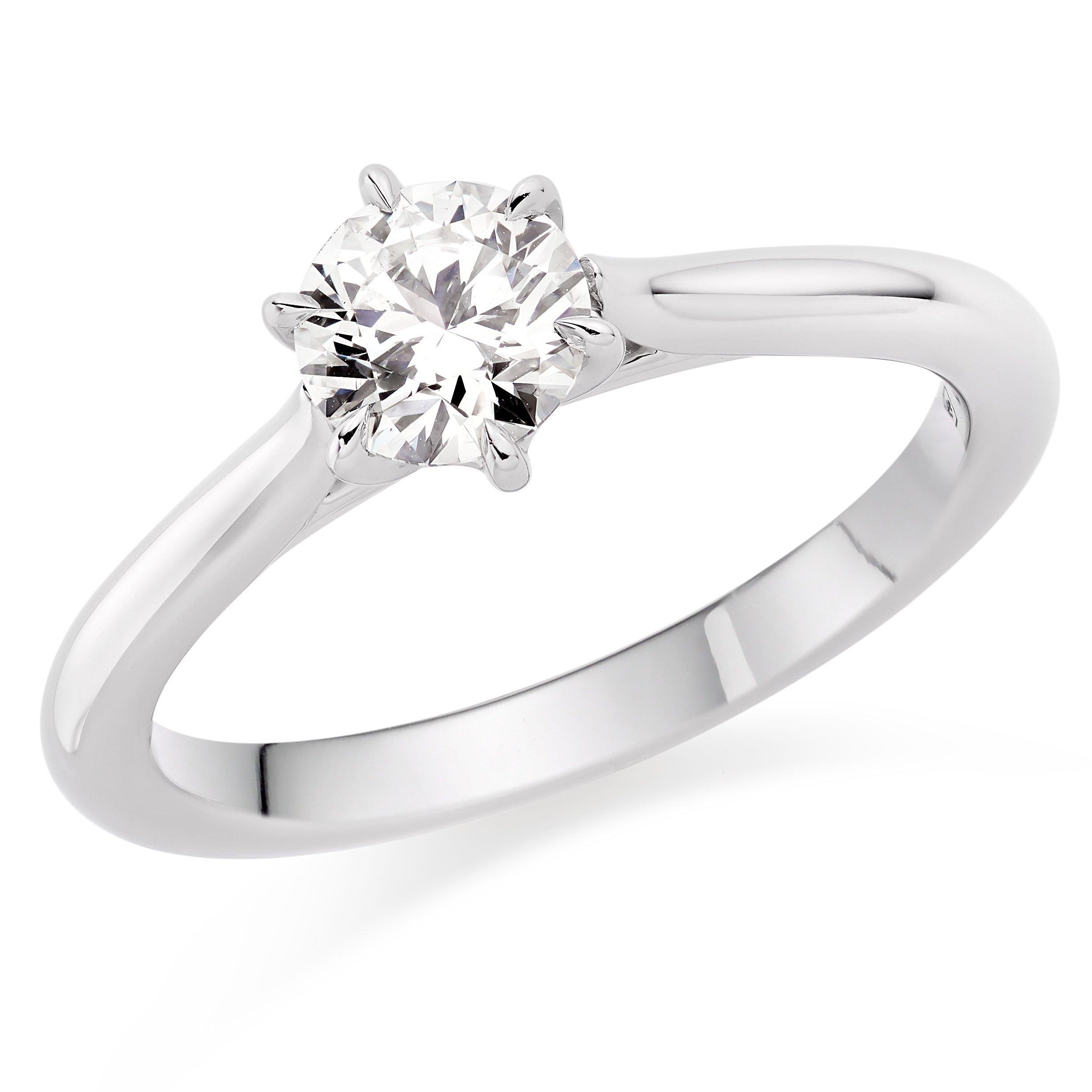 Hearts On Fire Camilla Platinum Diamond Solitaire Ring | 0121937 ...