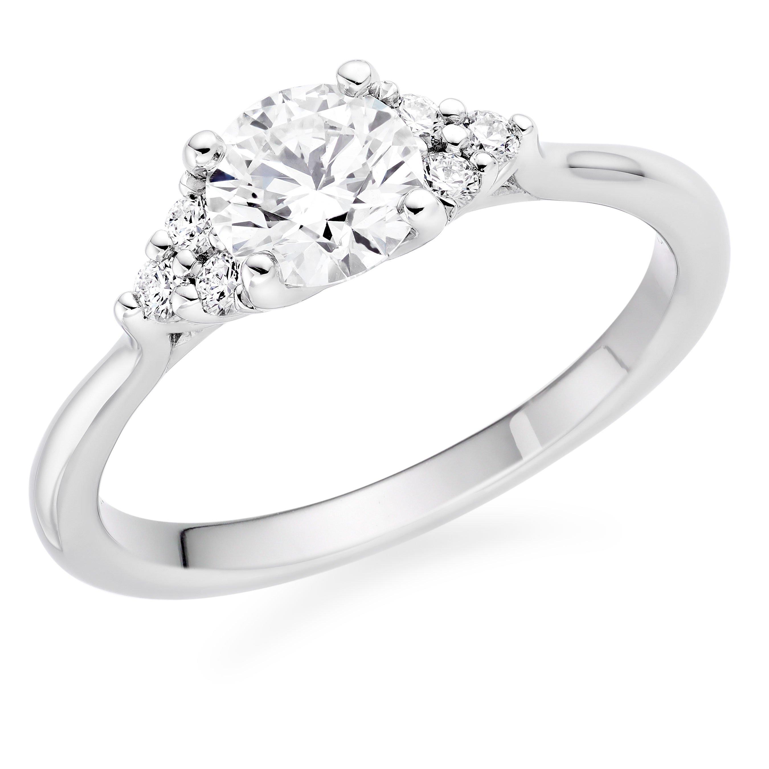 Hearts On Fire Felicity Platinum Diamond Cluster Ring | 0121942 ...