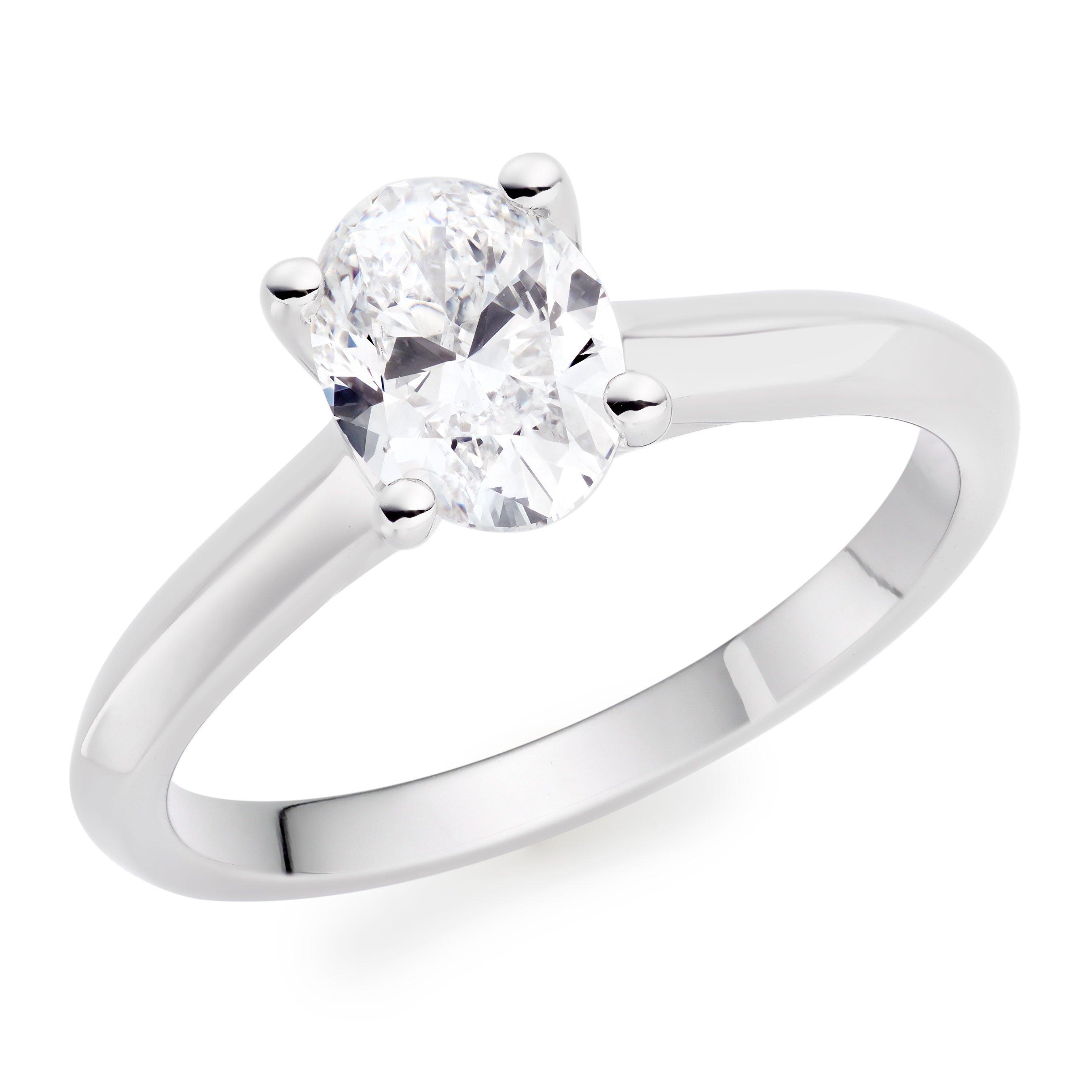 Royal Asscher Diamond Solitaire Ring in Platinum