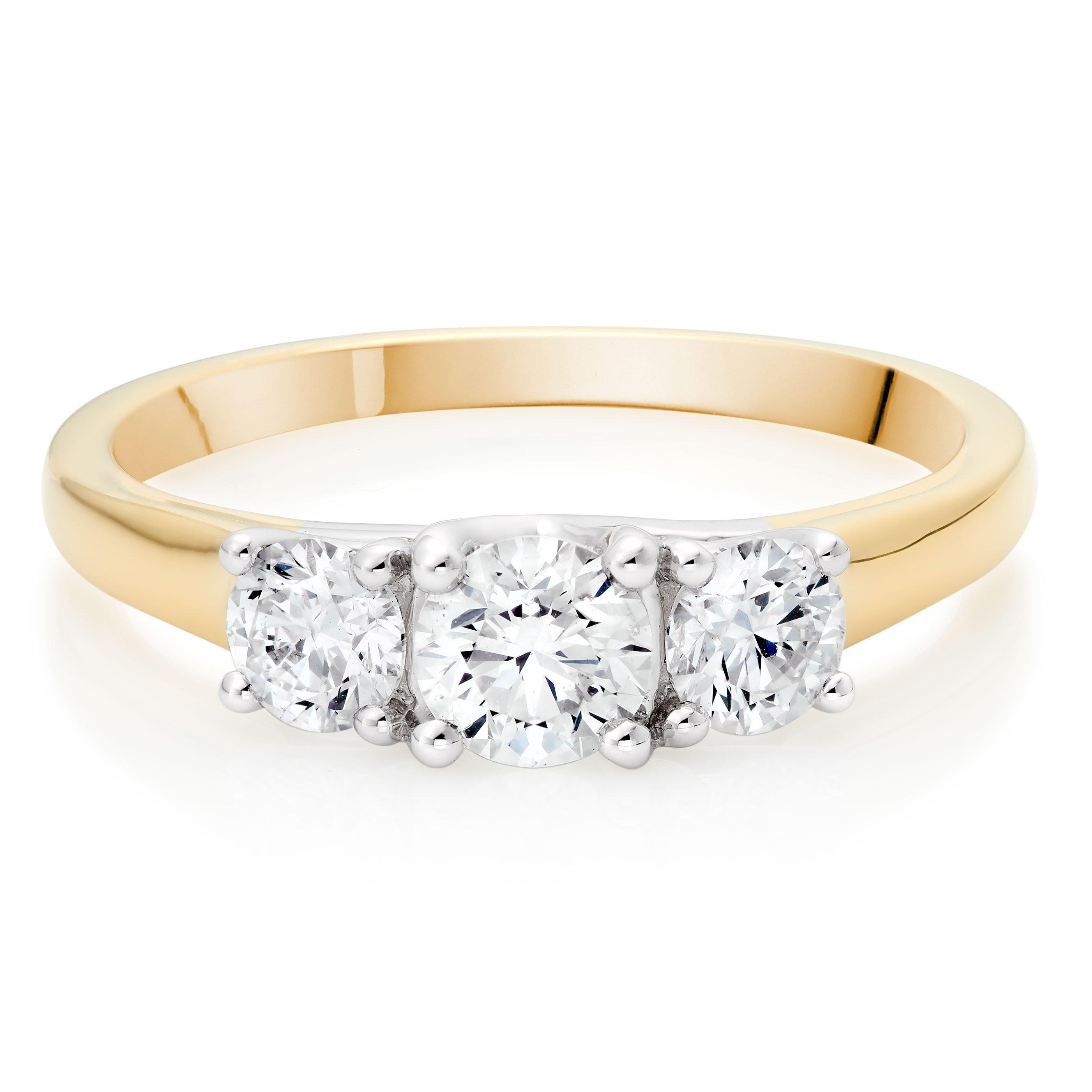 Beaverbrooks 3 stone hot sale diamond rings