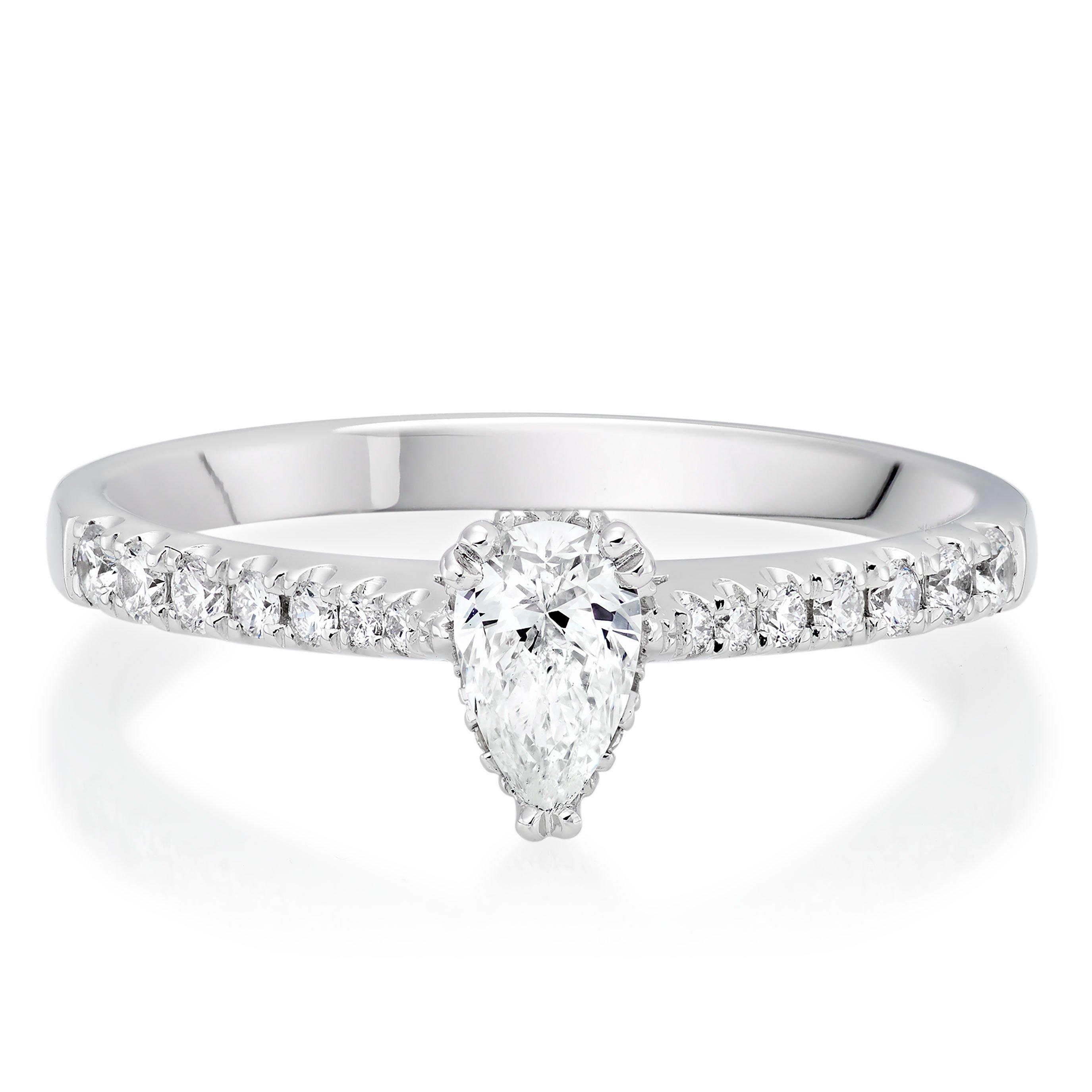 Beaverbrooks pear shaped hot sale diamond ring