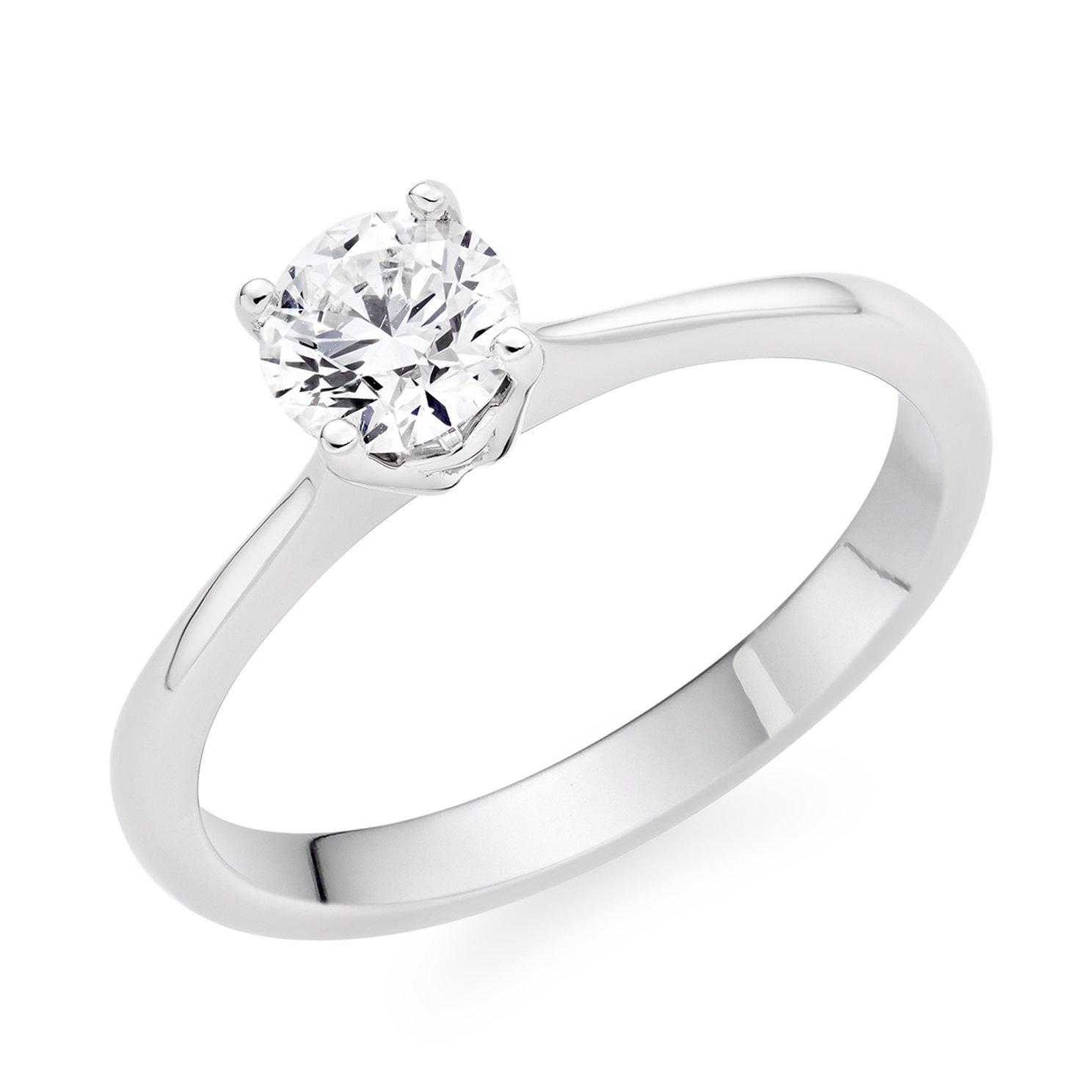 Hearts On Fire Platinum Diamond Solitaire Ring