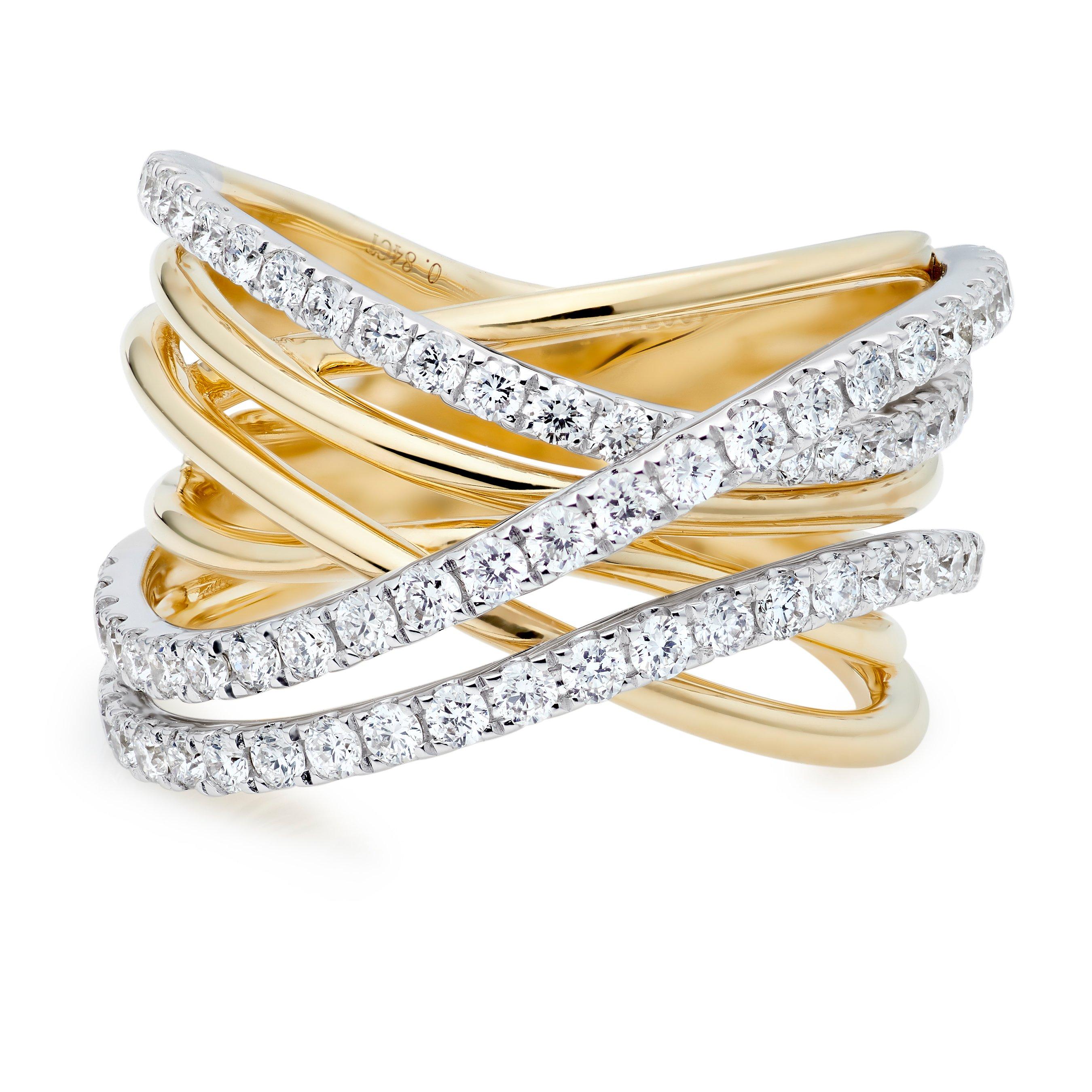 18ct Yellow Gold Diamond Ring | 0132113 | Beaverbrooks the Jewellers