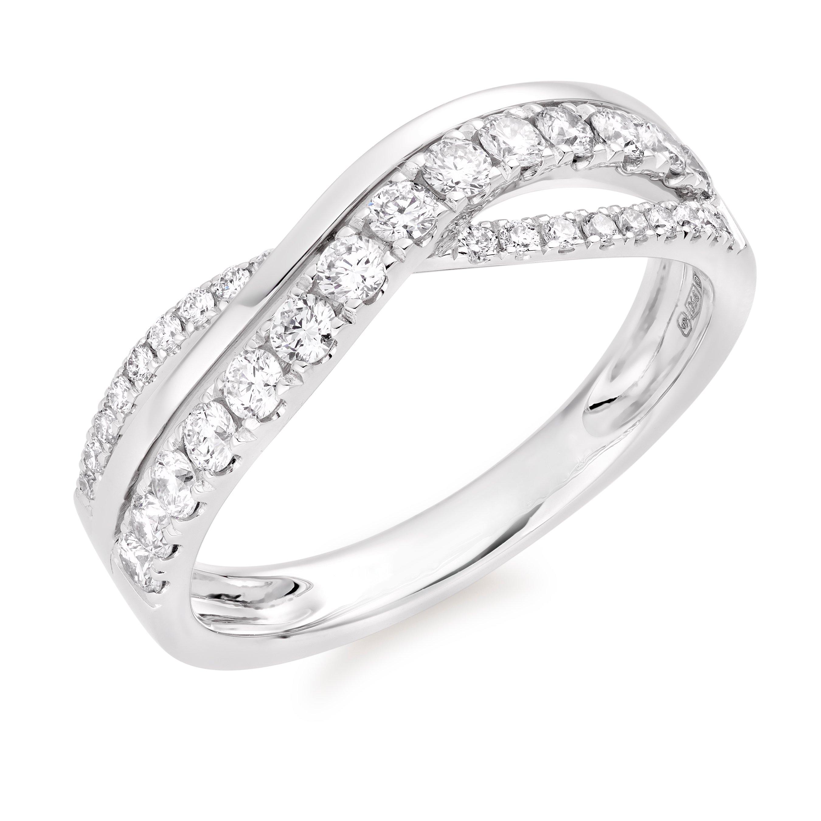 Platinum Diamond Ring | 0132117 | Beaverbrooks the Jewellers