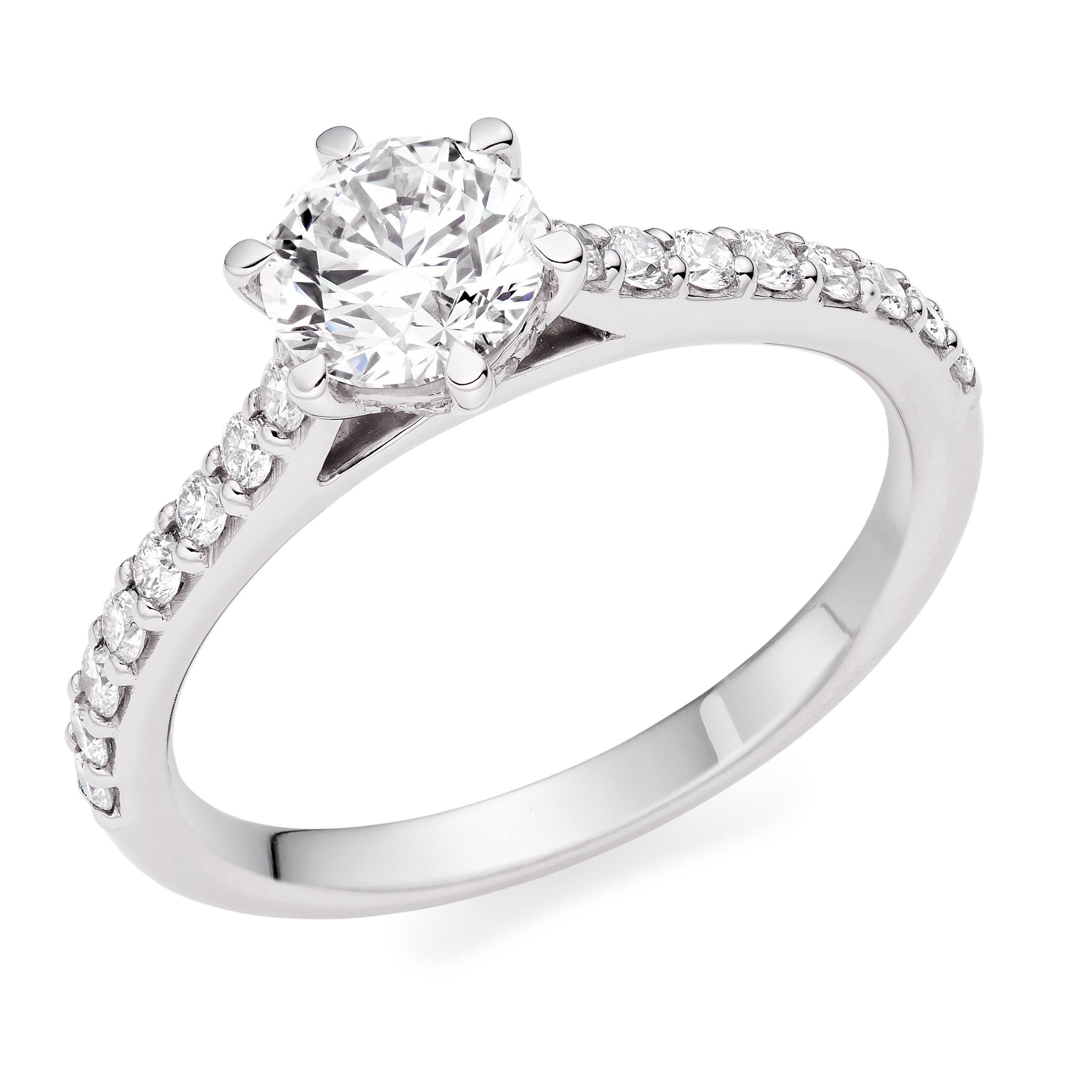 Once Platinum Diamond Ring | 0134829 | Beaverbrooks the Jewellers