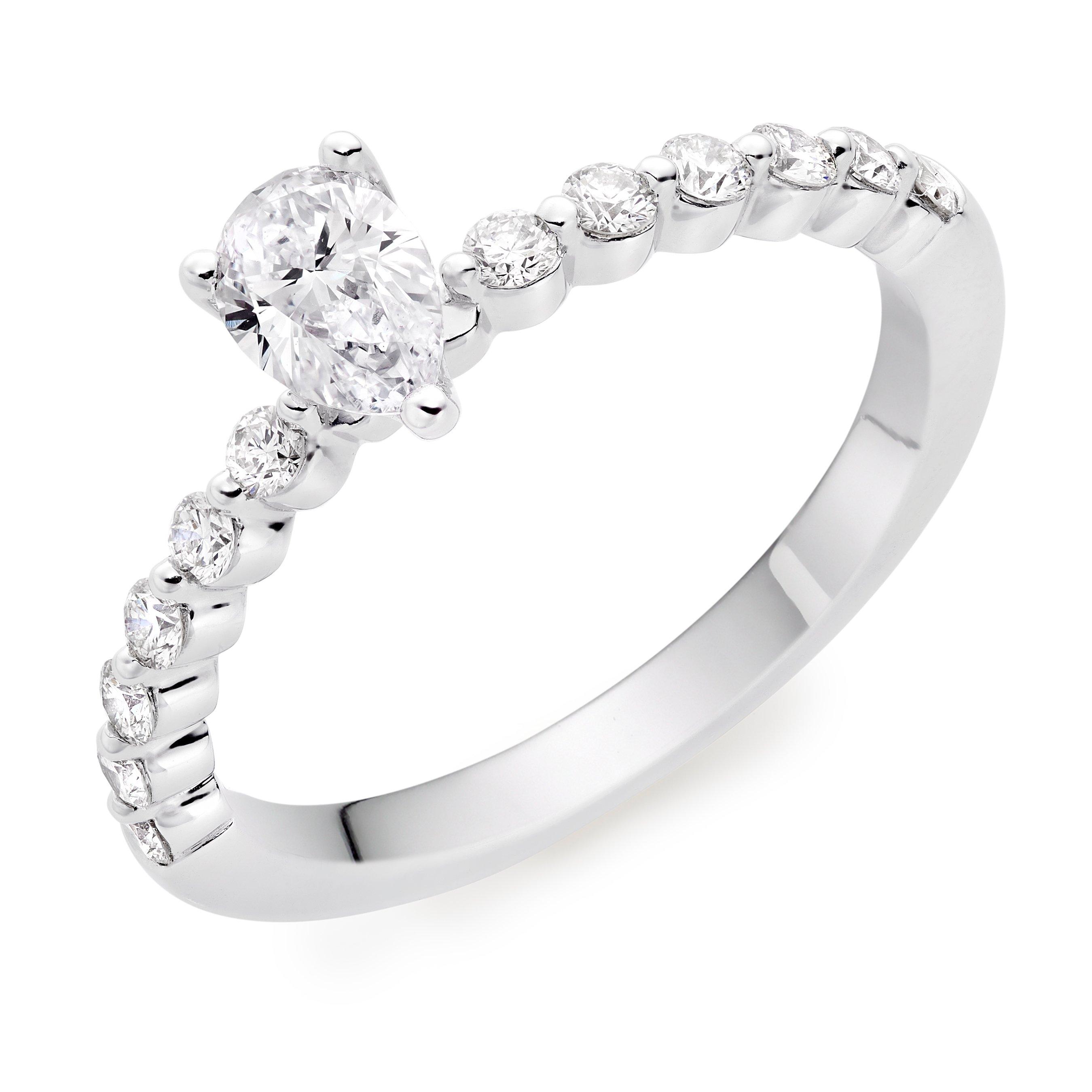 Beaverbrooks pear clearance shaped ring