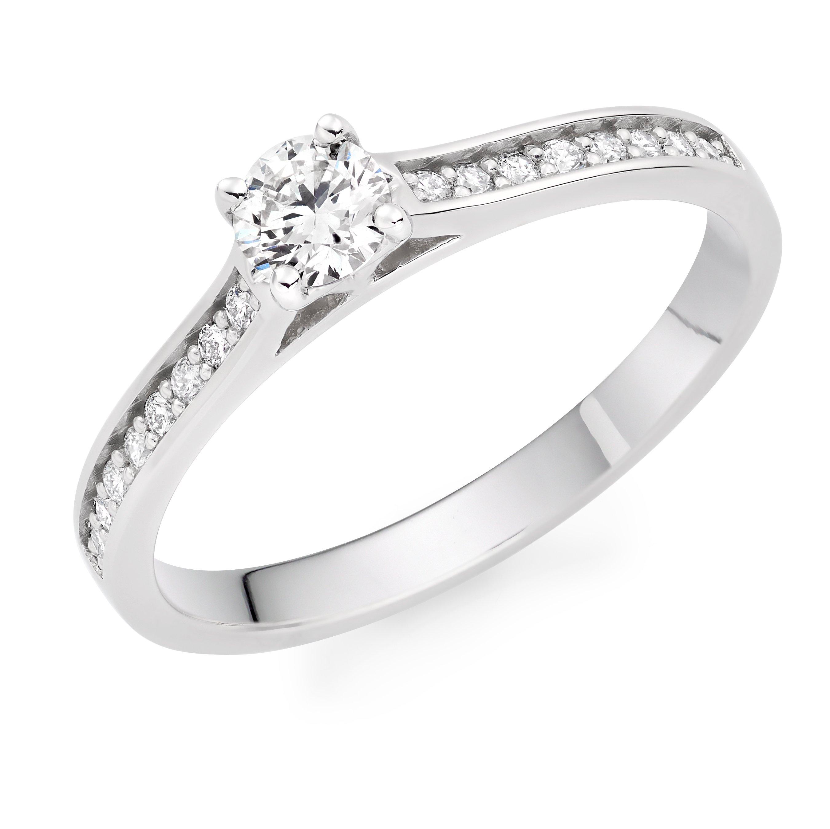 Platinum Diamond Solitaire Ring | 0137330 | Beaverbrooks the Jewellers