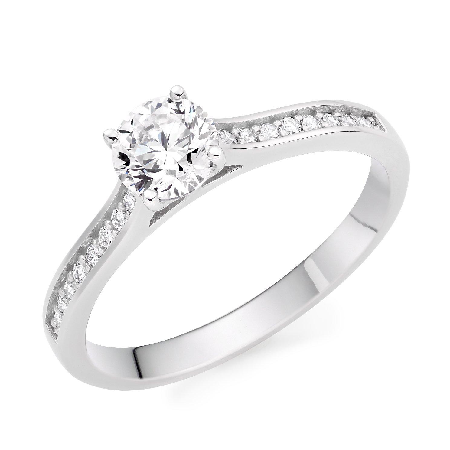 Platinum Diamond Solitaire Ring | 0137332 | Beaverbrooks the Jewellers