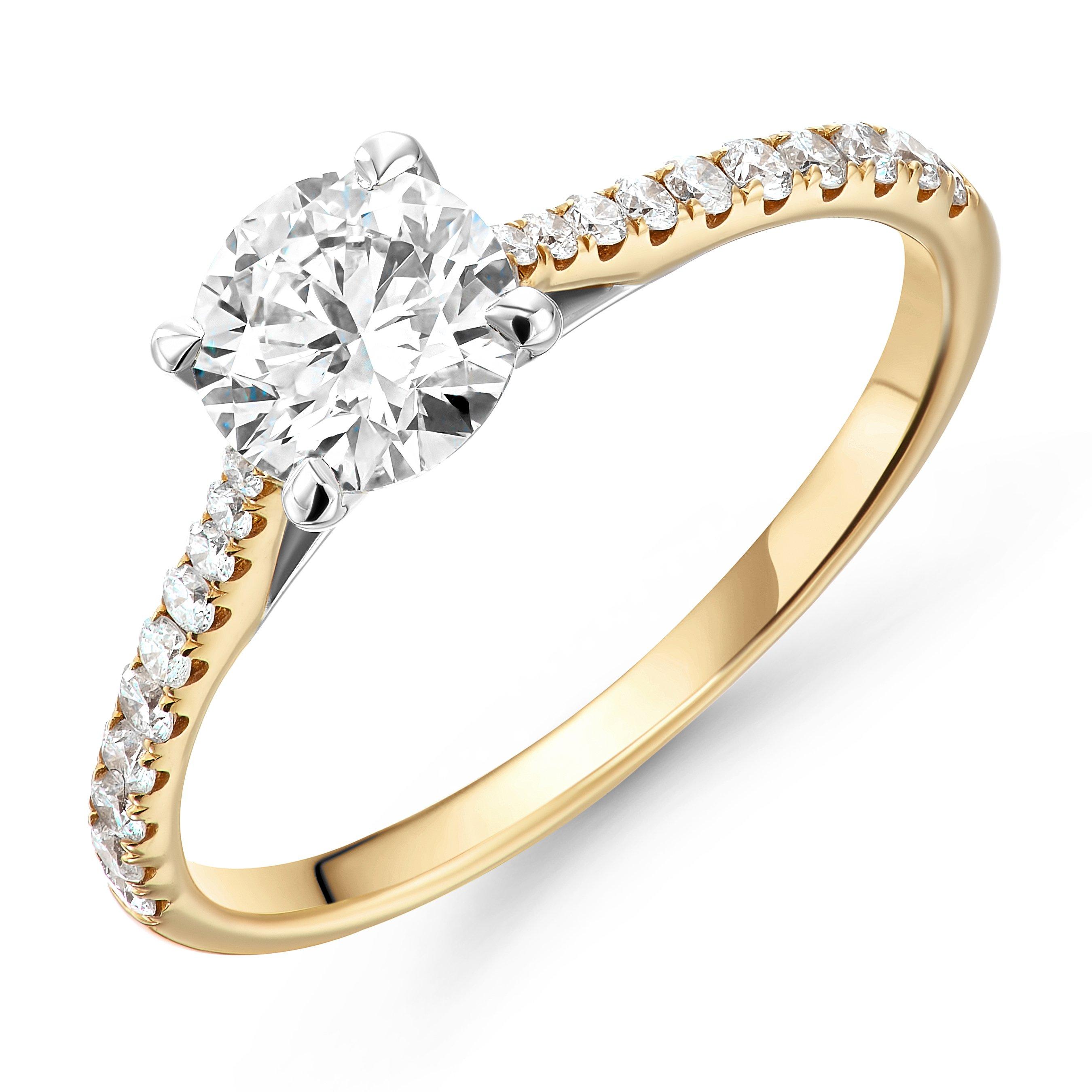 Once 18ct Yellow Gold Diamond Ring | 0137939 | Beaverbrooks the Jewellers