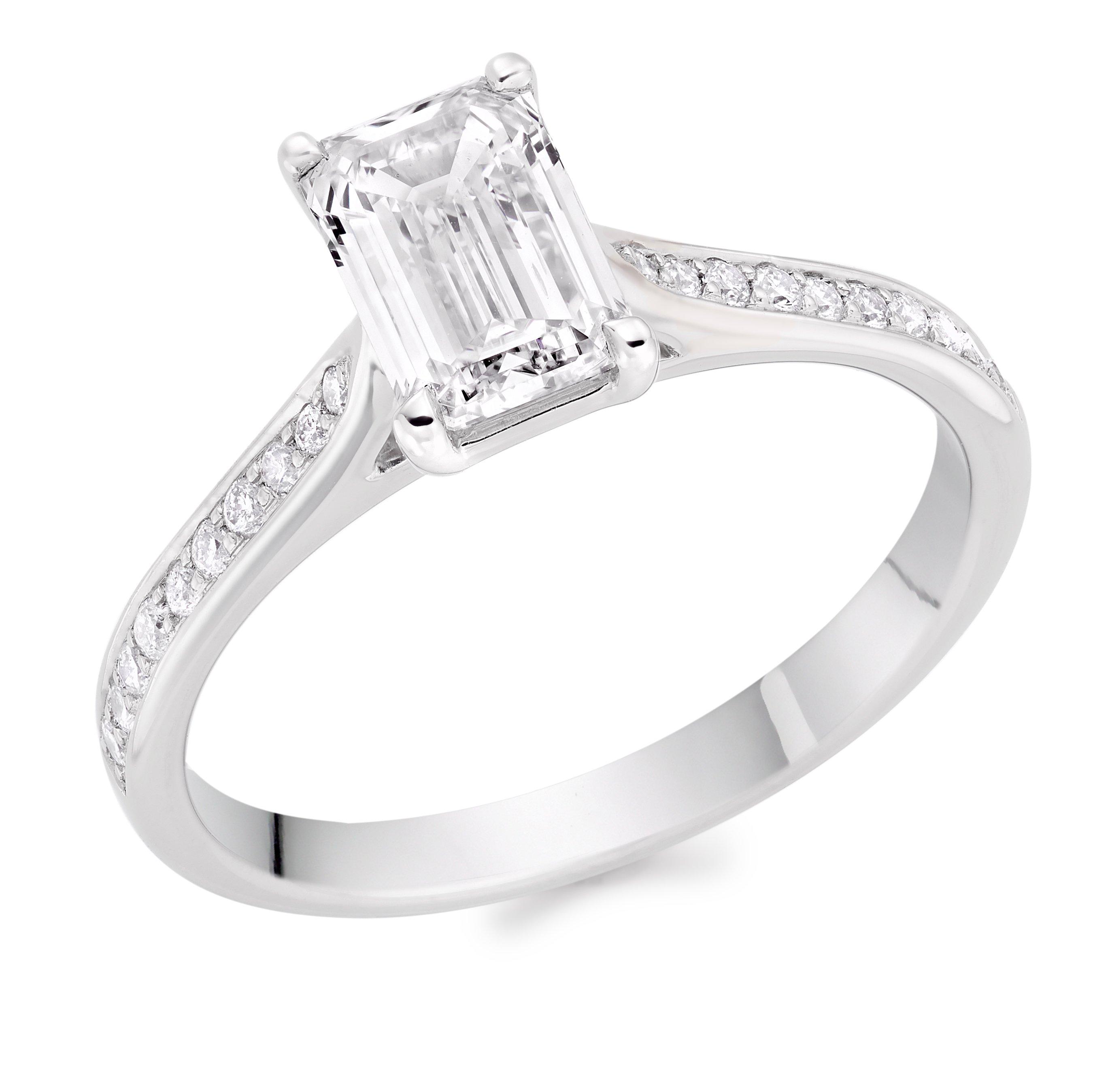Once Platinum Diamond Solitaire Ring | 0137990 | Beaverbrooks the Jewellers