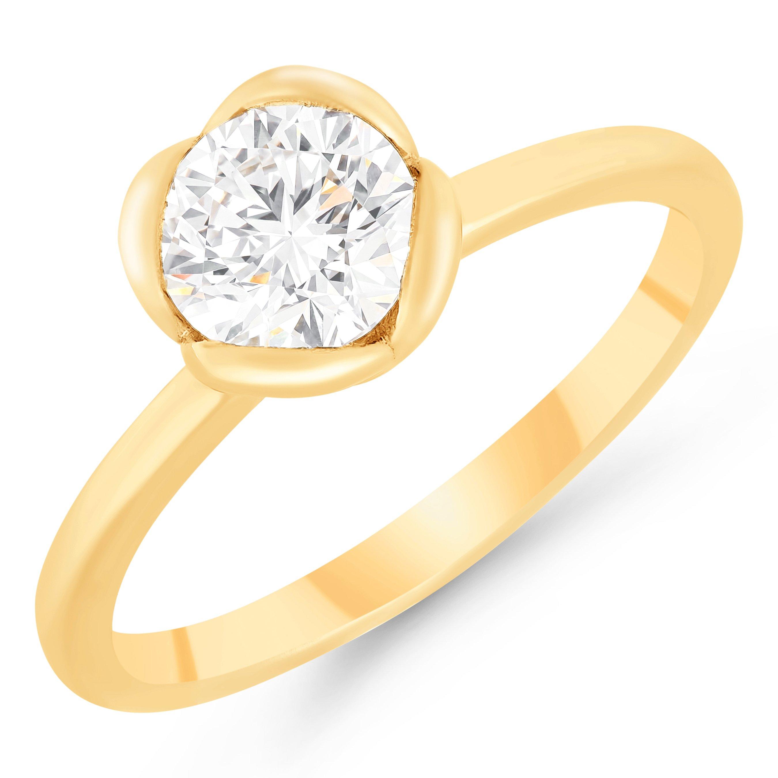 Beaverbrooks True 18ct Yellow Gold Diamond Solitaire Engagement Ring