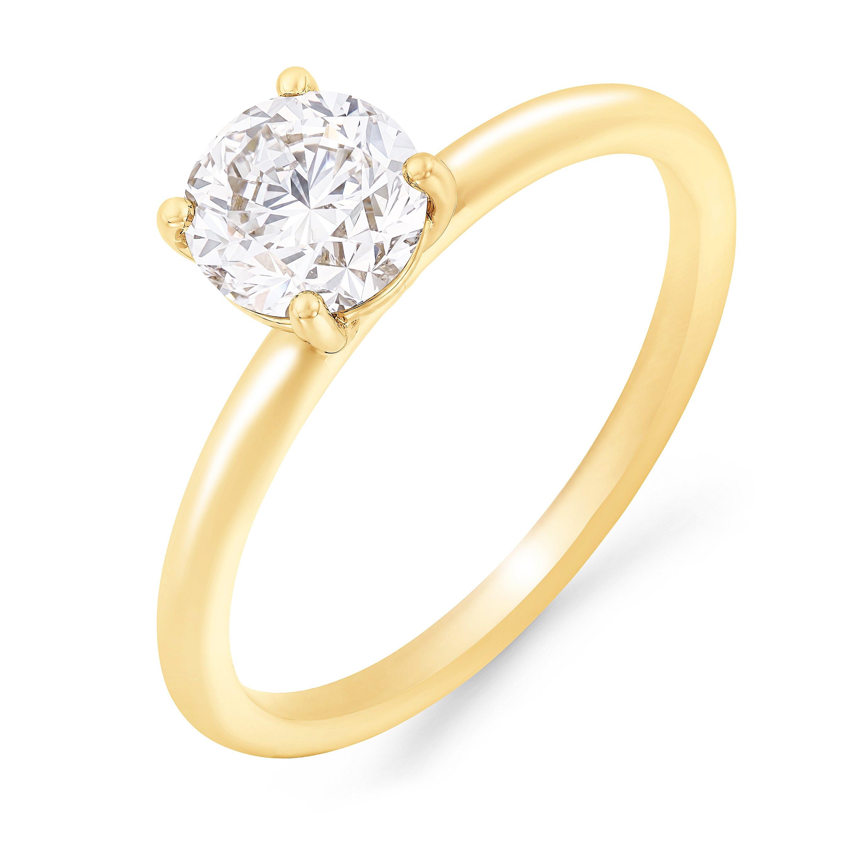 Beaverbrooks Once 18ct Yellow Gold Diamond Solitaire Engagement Ring
