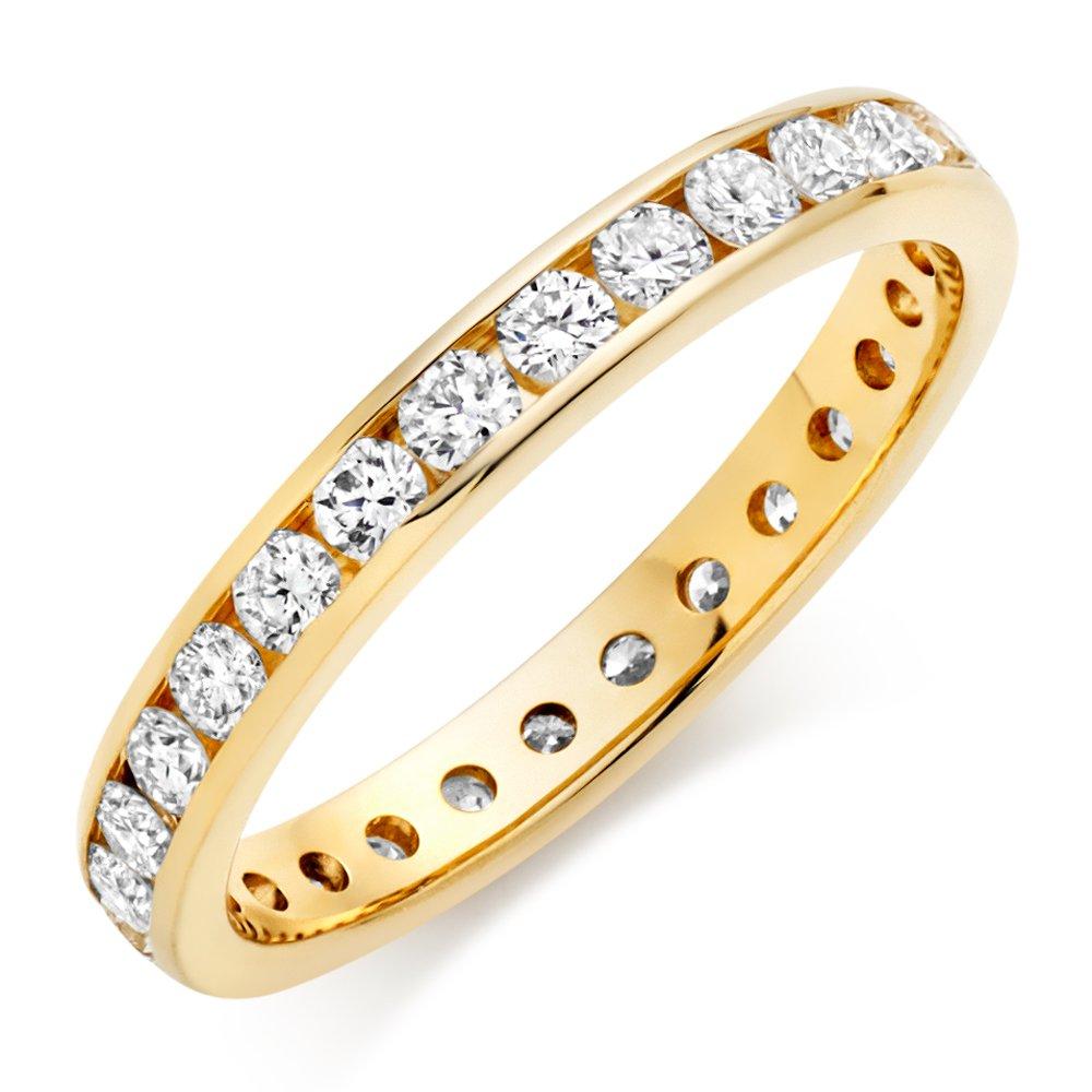 Beaverbrooks 18 Carat Gold and 0.52 Carat Diamond Eternity Ring 