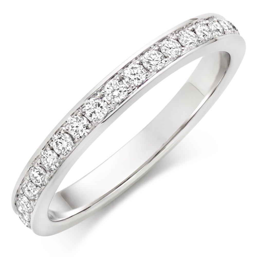 18ct White Gold Diamond Eternity Ring | 0000131 | Beaverbrooks the ...