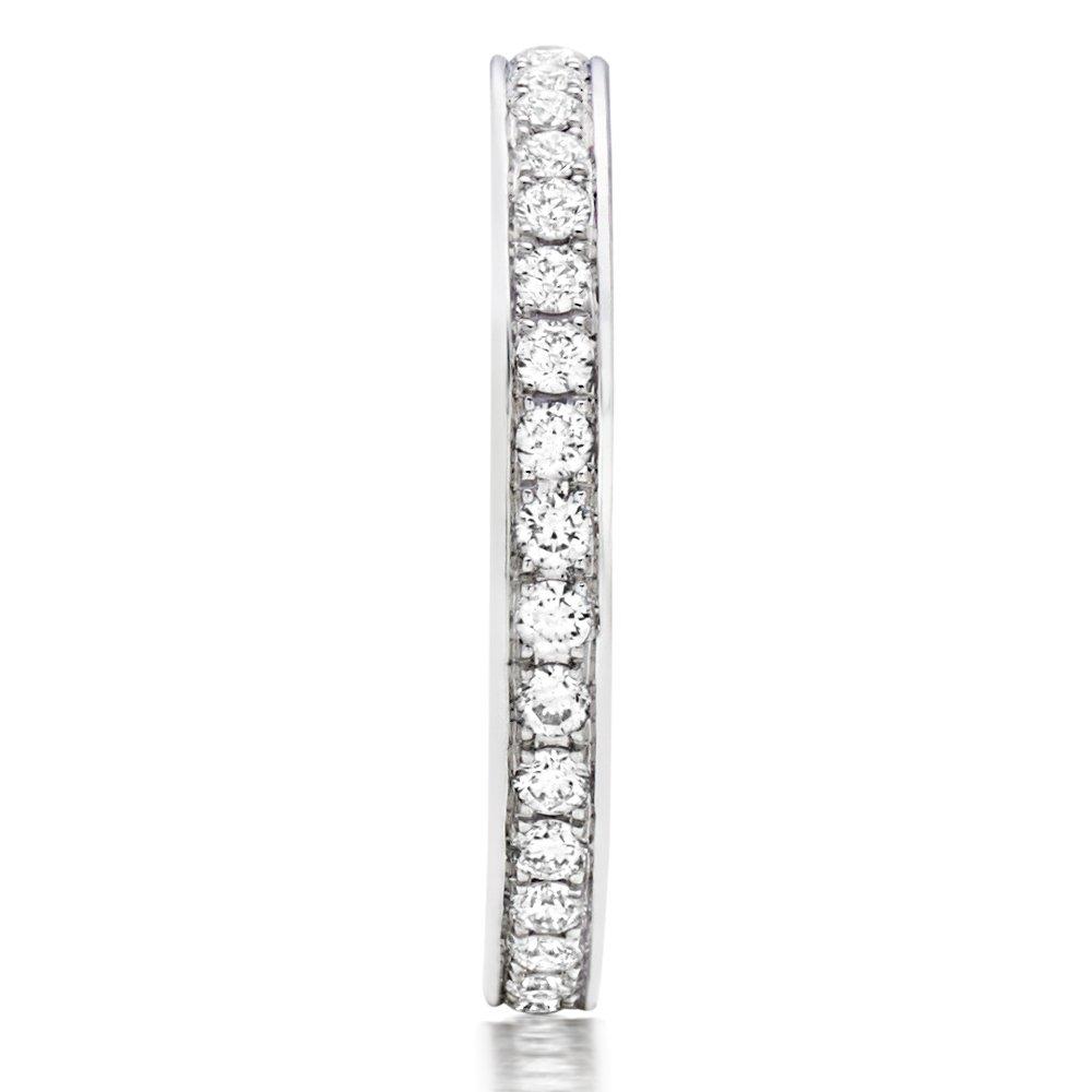 18ct White Gold Diamond Eternity Ring | 0000131 | Beaverbrooks the ...