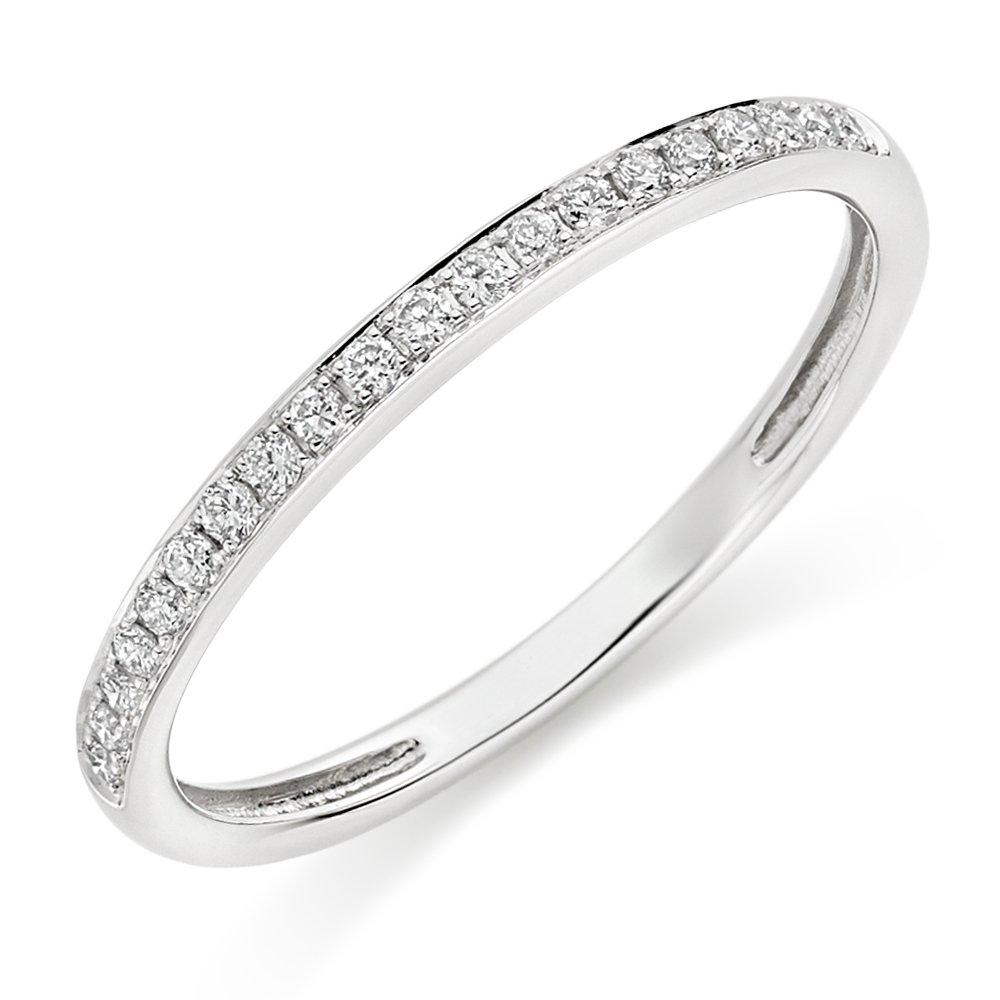 18ct White Gold Sparkle Cut Ladies Wedding Ring | 0010648 ...