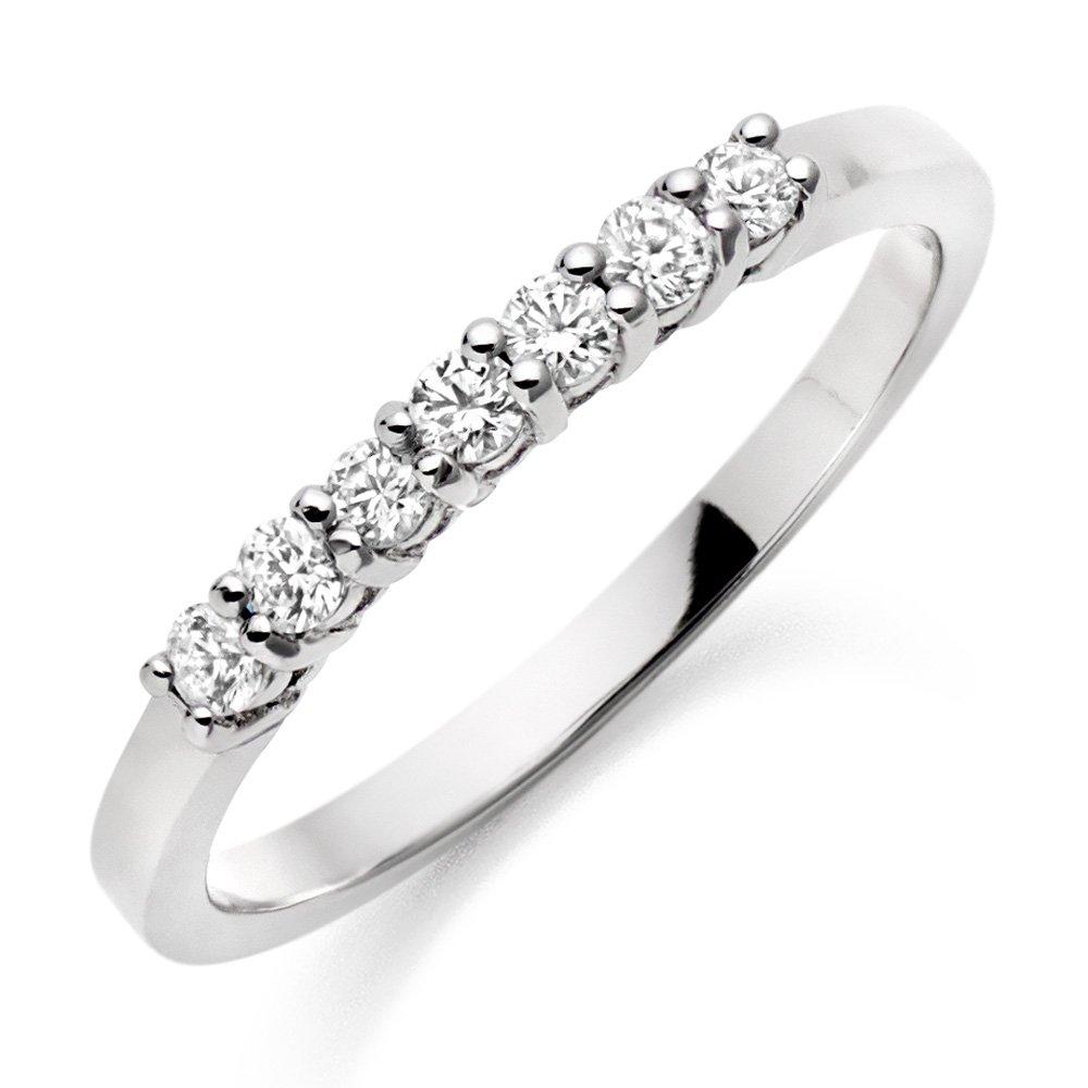 18ct White Gold Diamond Eternity Ring | 0005423 | Beaverbrooks the ...