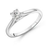 Maple Leaf Diamonds 18ct White Gold Diamond Solitaire Engagement Ring