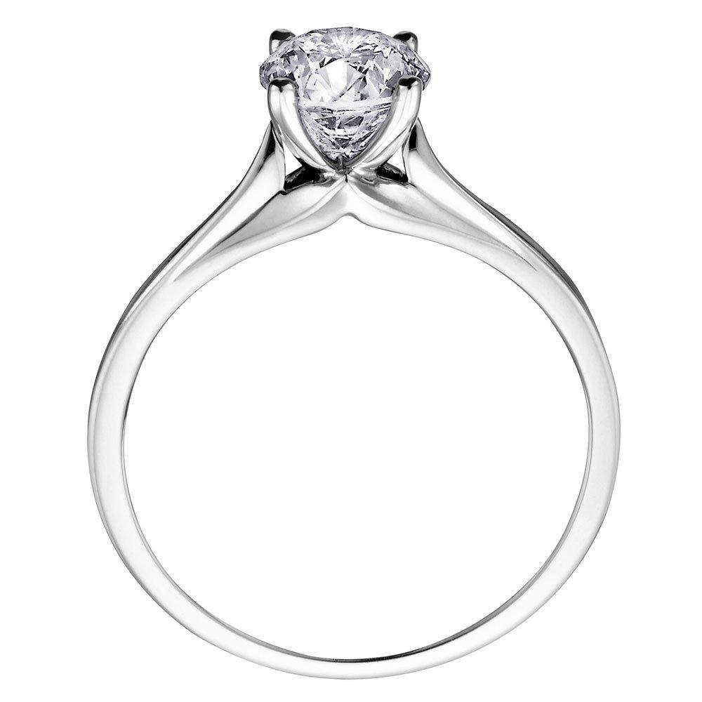 Maple Leaf Diamonds 18ct White Gold Diamond Solitaire Ring | 0007697 ...