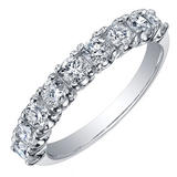 Maple Leaf Diamonds 18ct White Gold Half Eternity Ring