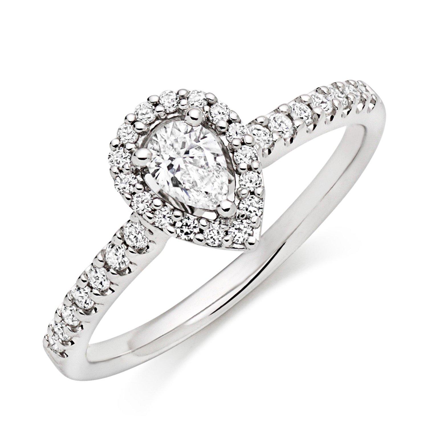 Teardrop Diamond Engagement Rings | Beaverbrooks