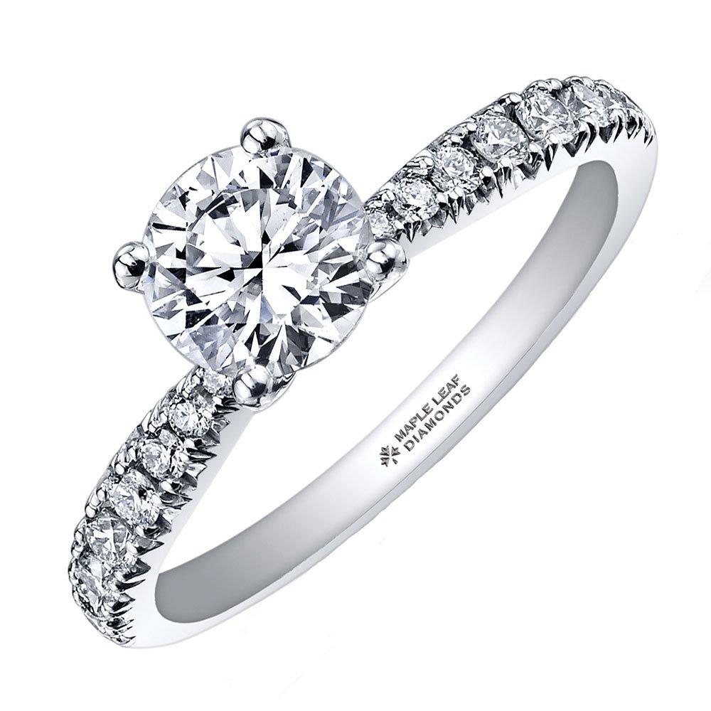 Maple leaf diamonds 18ct white gold store diamond ring