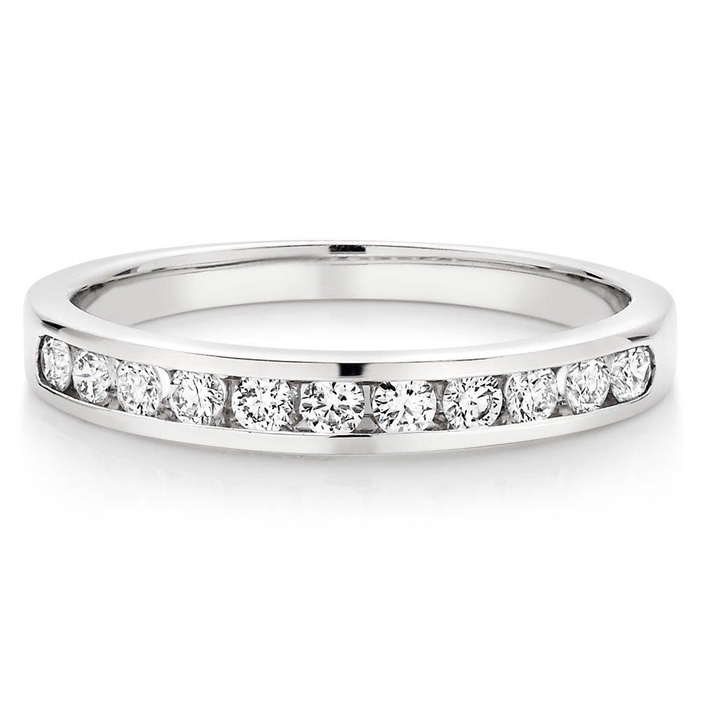 Beaverbrooks eternity rings white on sale gold